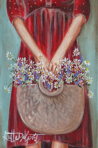 Cozy Cottage: She Is Like A Wildflower by Rut Art Creations