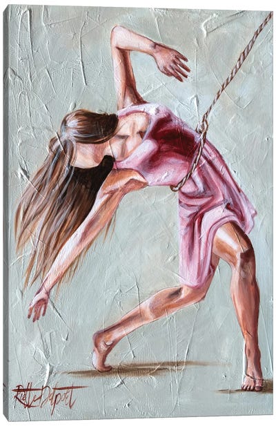 Strength Is Found In Flexibility Canvas Art Print - Rut Art Creations