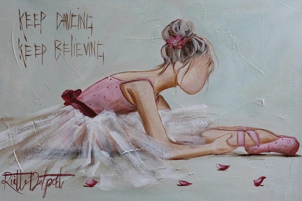 Ballet: Keep Dancing by Rut Art Creations