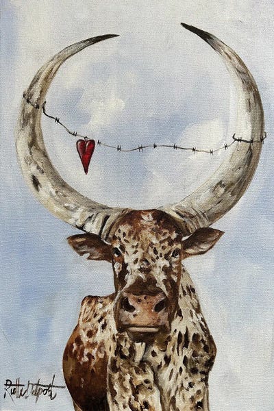 Fine Art Print: Ankole Watusi by Rut Art Creations