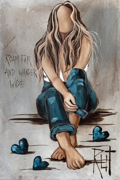 Typography: Roam Far by Rut Art Creations