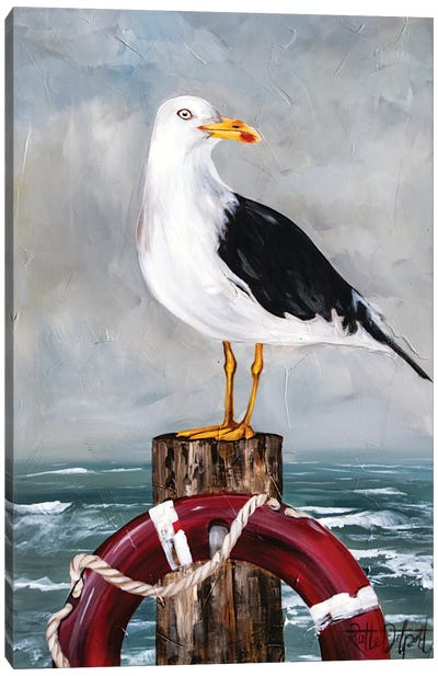 Seagull Canvas Art Print - Rut Art Creations