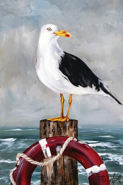 Gulls: Seagull by Rut Art Creations