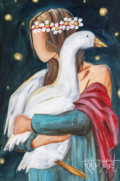 Geese: Starry Night by Rut Art Creations