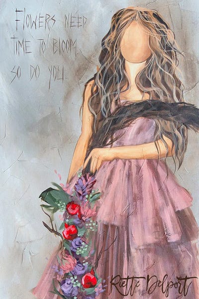 Healing: Flowers Need Time by Rut Art Creations