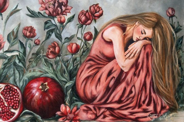 Sleeping & Napping: Pomegranate Dreams by Rut Art Creations