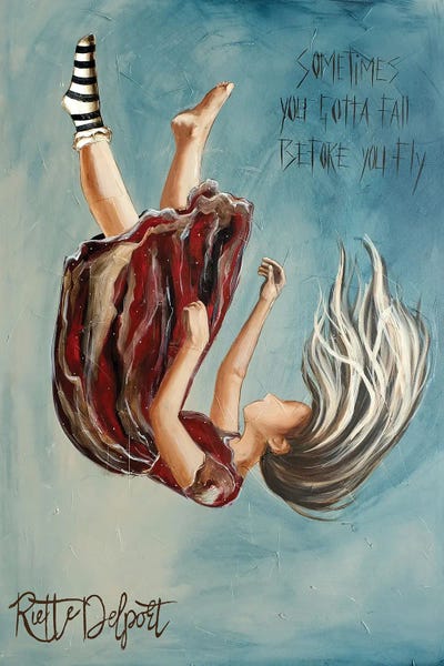 Healing: Sometimes You Gotta Fall by Rut Art Creations