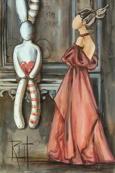 Teddy Bear: Stay Strong by Rut Art Creations