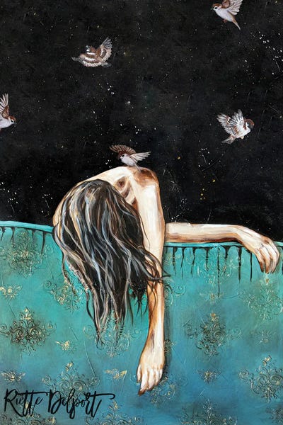 You Are Brave by Rut Art Creations canvas print