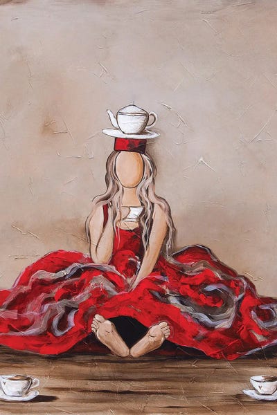 Healing: She Does Not Dwell On The Past by Rut Art Creations