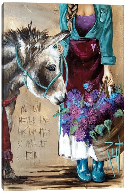 You Will Never Have Canvas Art Print - Donkey Art