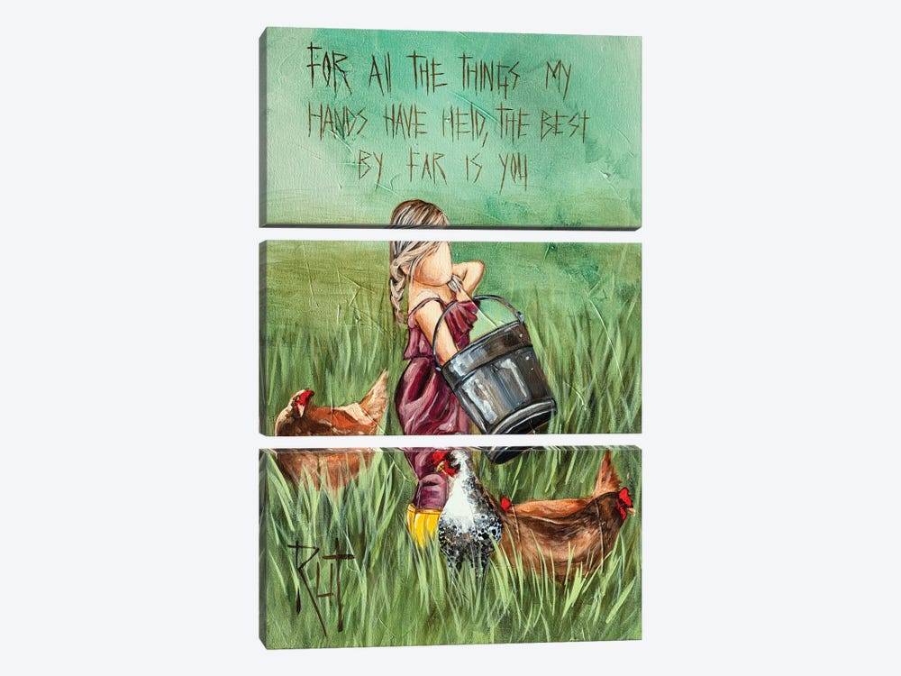 For All The Things by Rut Art Creations 3-piece Canvas Print