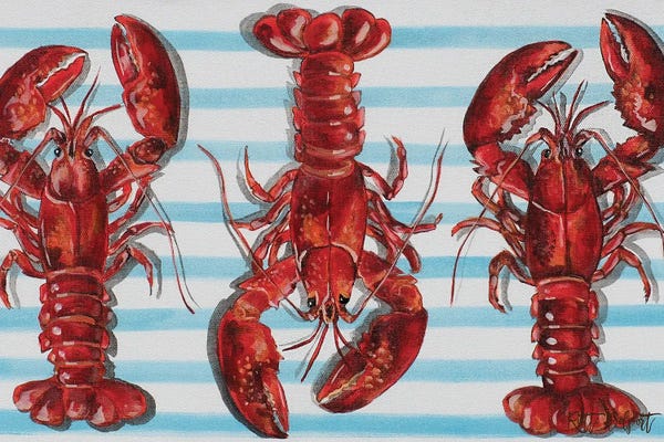 Rut Art Creations: Lobster Delight by Rut Art Creations