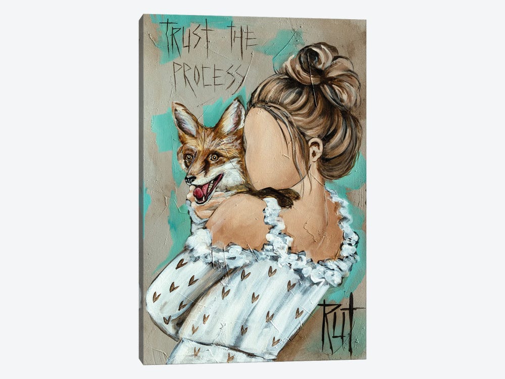 Trust The Process by Rut Art Creations 1-piece Canvas Art Print