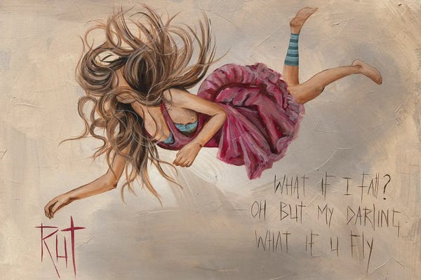 Quotes & Sayings: What If I Fall by Rut Art Creations