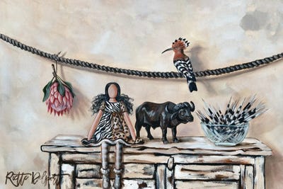 Black & Dark Art - Canvas Prints: Erfgrond En Herinnering by Rut Art Creations