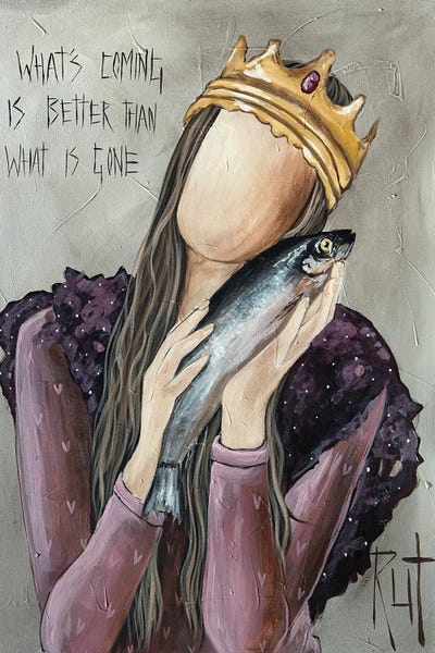 Crowns: What's Coming Is Better by Rut Art Creations