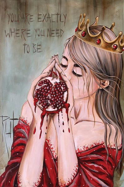 Crowns: You Are Exactly (Pomegranate) by Rut Art Creations