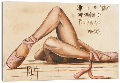 She Is The Perfect Combination Canvas Art Print - Legs