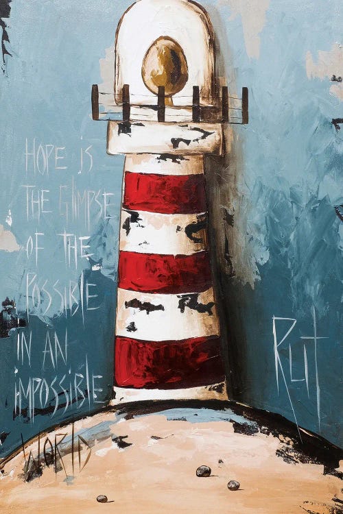 Hope Is The Glimpse by Rut Art Creations wall art