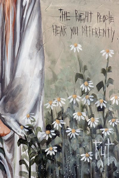 Daisies: The Right People by Rut Art Creations