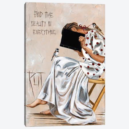 Find The Beauty Canvas Print #RAZ65} by Rut Art Creations Canvas Art Print