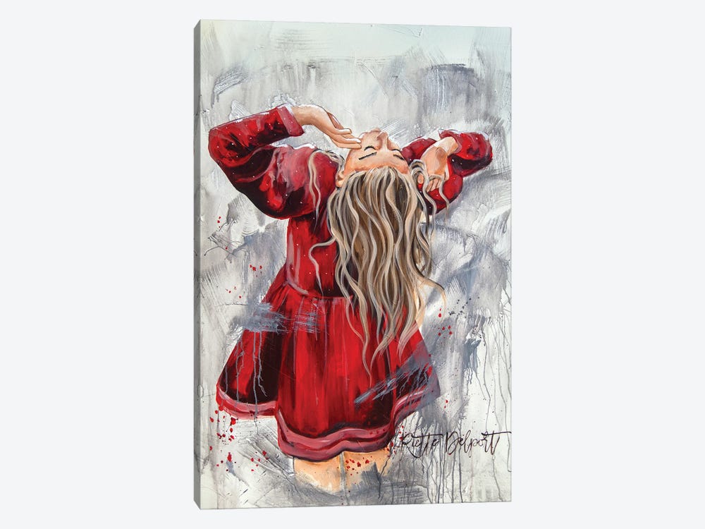 Red Dress by Rut Art Creations 1-piece Canvas Print