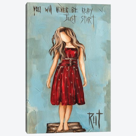 You Will Never Be Canvas Print #RAZ81} by Rut Art Creations Canvas Artwork