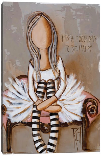 It's A Good Day Canvas Art Print - Happiness Art