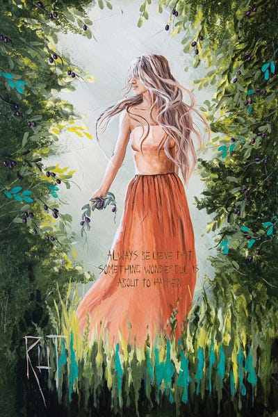 Always Believe That Something by Rut Art Creations multi panel art