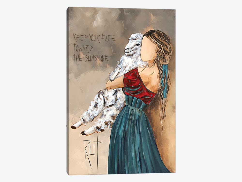 Keep Your Face by Rut Art Creations 1-piece Canvas Print