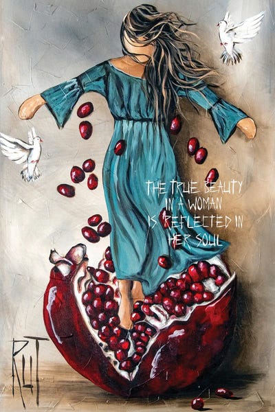 The True Beauty by Rut Art Creations multi panel art