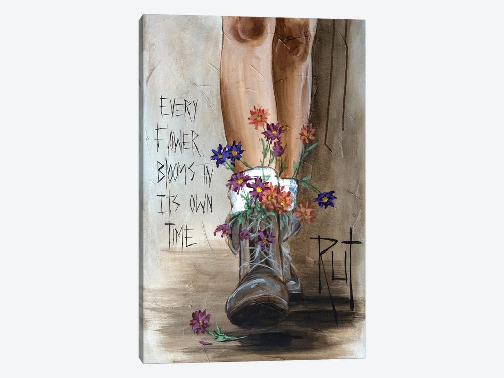 Every Flower by Rut Art Creations 1-piece Canvas Print