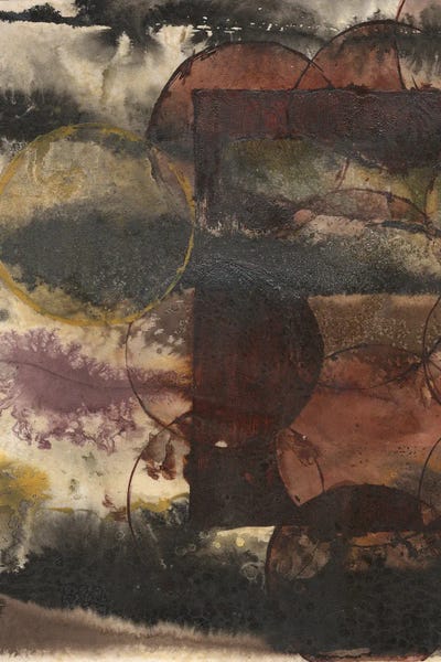 Black Bubble by Studio B framed canvas print