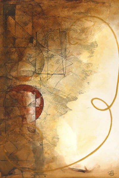 Brown Wash by Studio B framed canvas print