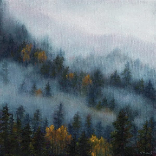 Evergreen Trees: Day Dream by Rebecca Baldwin