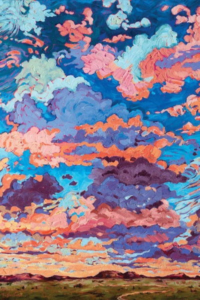 Gestural Skies: Kaleidoscope Sky by Rebecca Baldwin