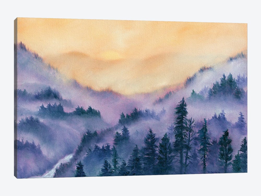 Mountain Morning by Rebecca Baldwin 1-piece Canvas Art Print