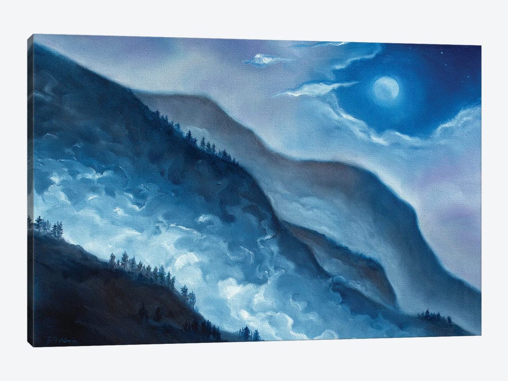 Rising Fog by Rebecca Baldwin 1-piece Canvas Print