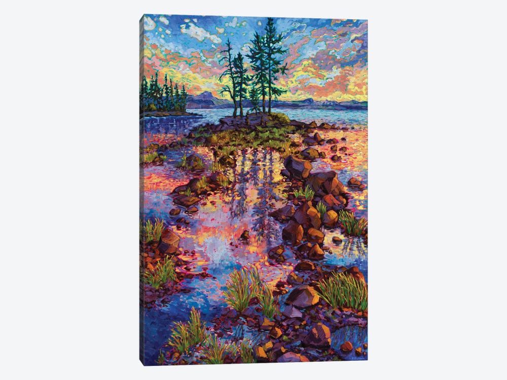 Waldo Lake Reverie by Rebecca Baldwin 1-piece Canvas Art Print