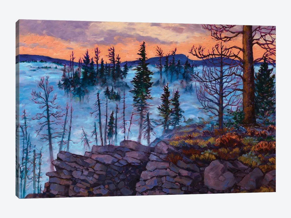 Winter Ridge by Rebecca Baldwin 1-piece Canvas Art Print
