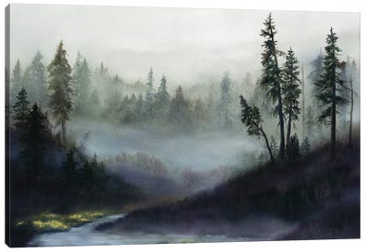Silent Music Canvas Art Print - Pine Tree Art
