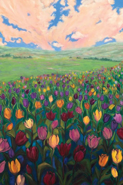 Landscapes In Bloom: Tulip Joy by Rebecca Baldwin