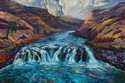 Canyon Clouds by Rebecca Baldwin metal wall art