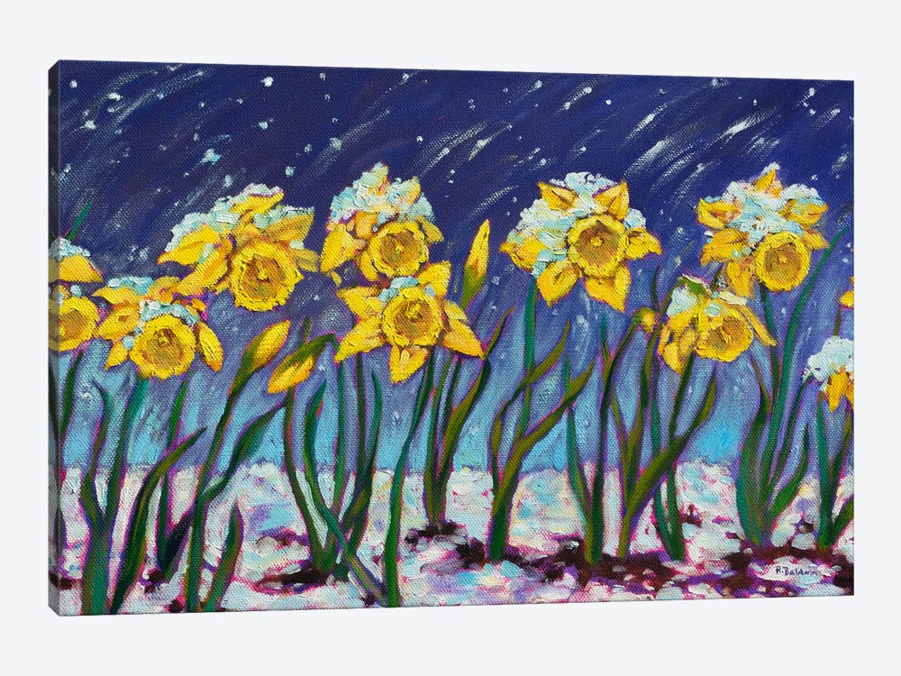 Spring Snow by Rebecca Baldwin 1-piece Canvas Print