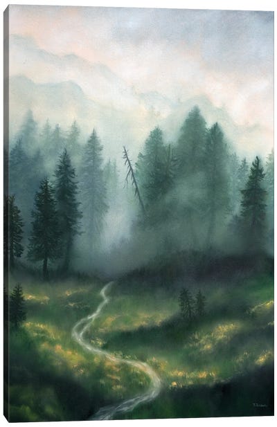 Mountain Meadow Canvas Art Print - Rebecca Baldwin