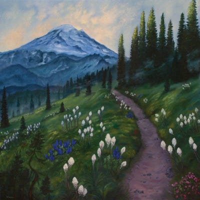 First Light by Rebecca Baldwin metal wall art