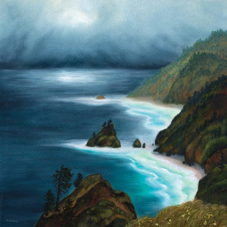 Coastal Moods by Rebecca Baldwin wall art