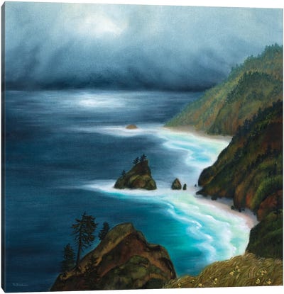 Coastal Moods Canvas Art Print - Rebecca Baldwin