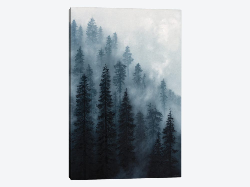 Indigo Mist by Rebecca Baldwin 1-piece Canvas Print